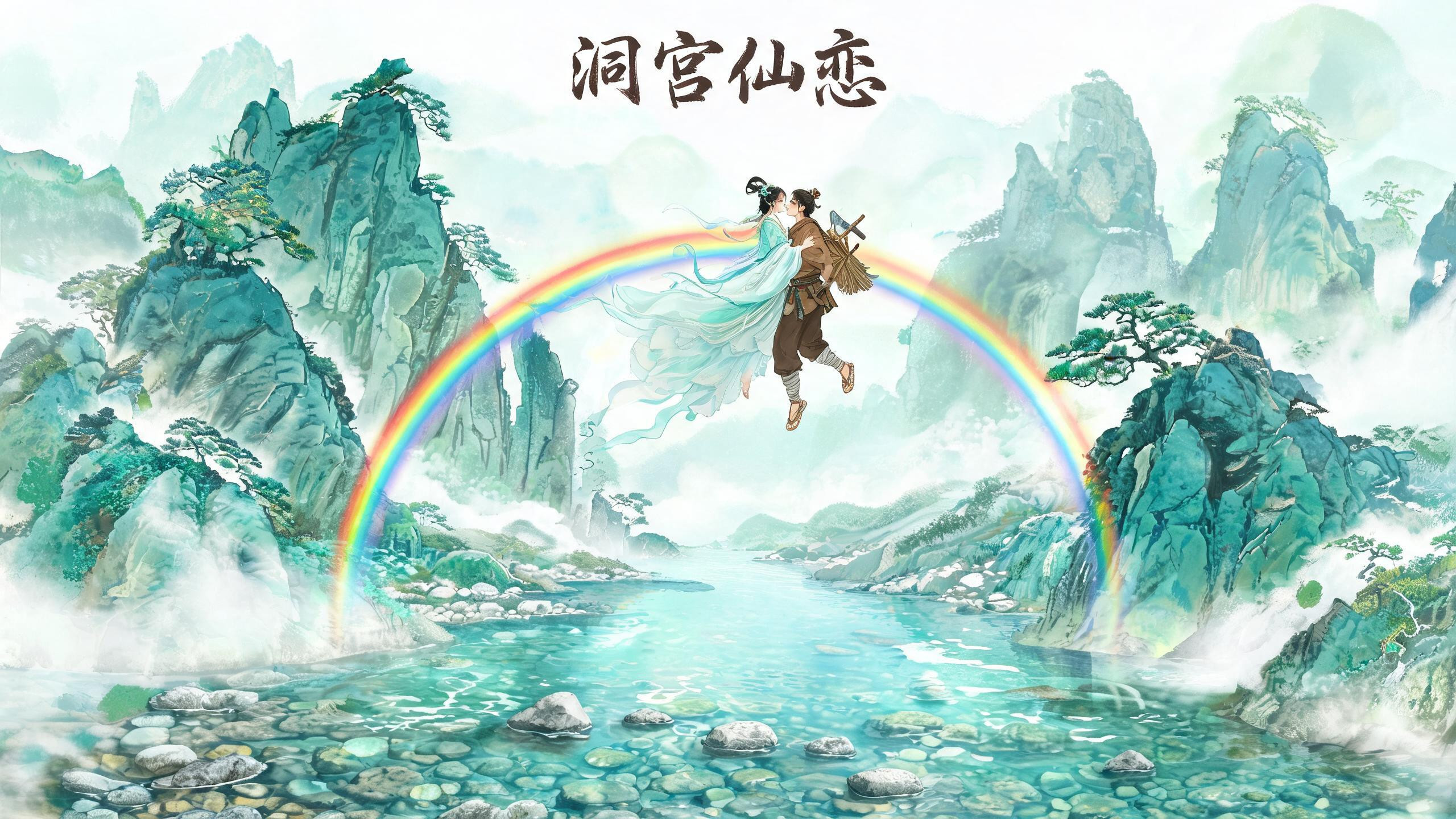 政和洞宫山:虹溪畔的仙凡恋,彩虹连峰诉离情