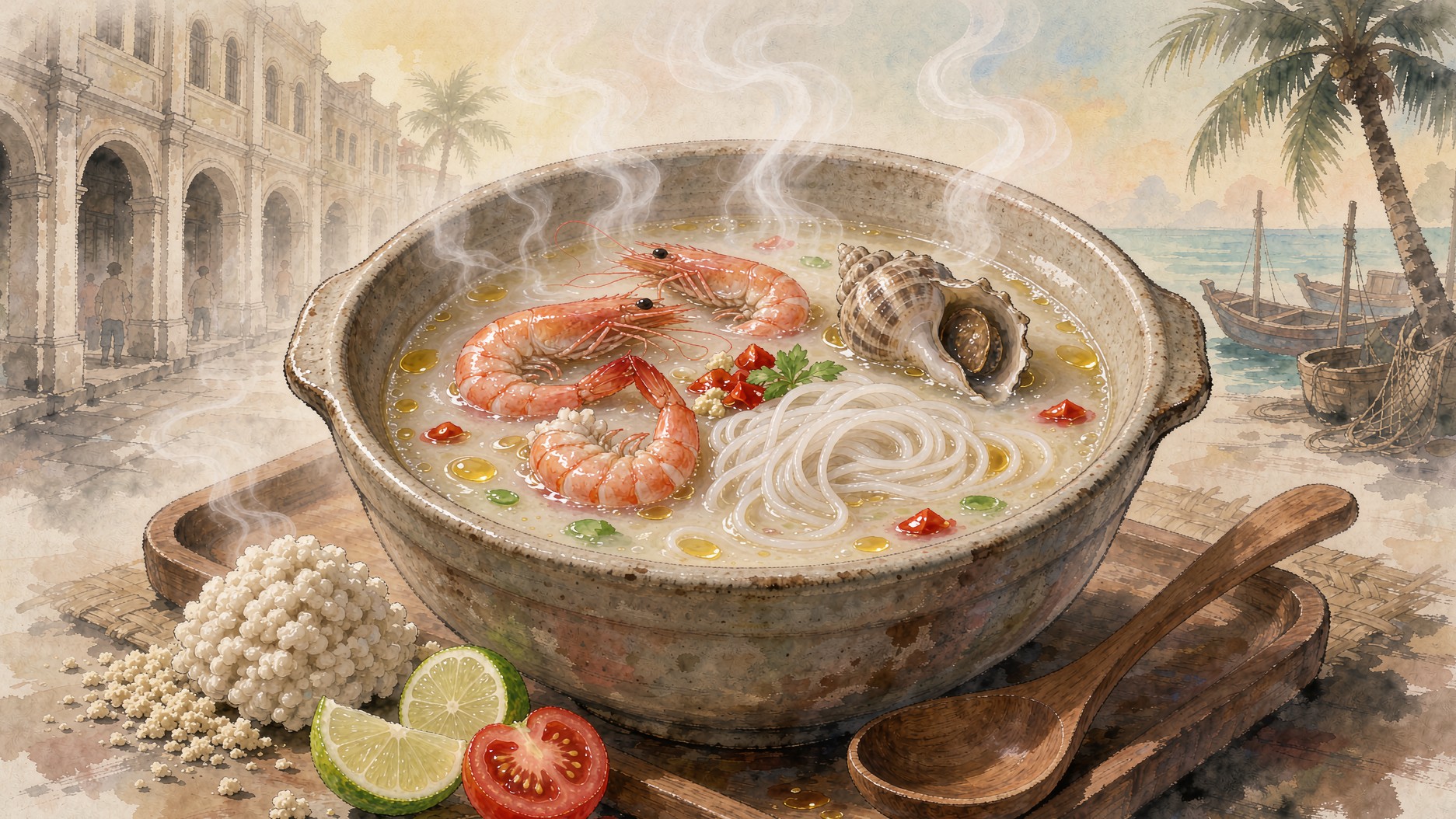 铺前糟粕醋：疍家人把酿酒的废料煮成酸汤，救过船上人的命