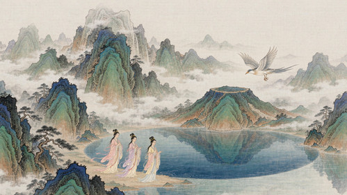 吞下朱果的天女:长白山圆池藏着满族始祖的降生传说
