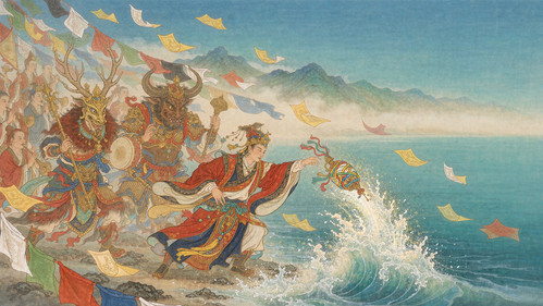 青海湖畔的宝瓶:一片咸水湖,为什么年年有人往湖里投五谷包