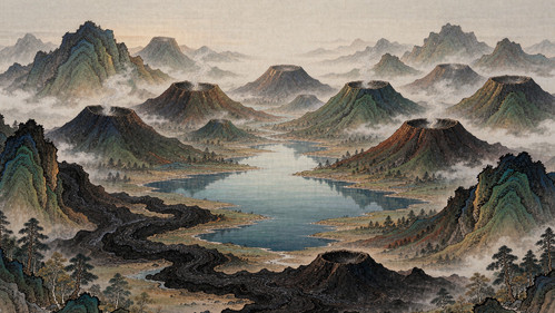 老黑山的火龙:三百年前那场地中火,如何炼出五个圣湖