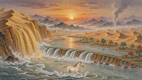 白马拉缰:黄河里那匹拖缰的白马,把宁夏拖成了塞上江南