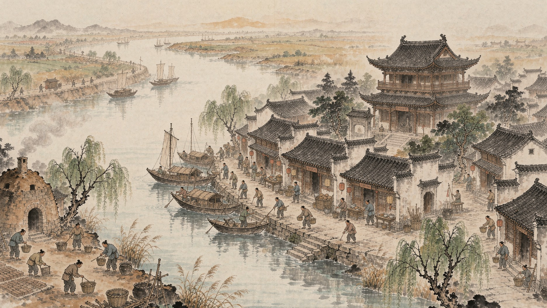 京杭大运河在这里拐了个弯,拐出一座“小上海”