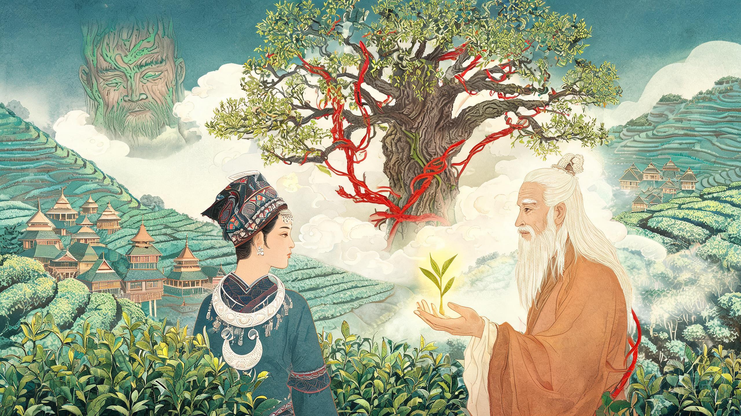 茶祖帕哎冷:景迈山古茶林里,被山神点化的布朗族传说