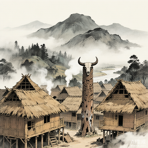 翁丁佤寨:阿佤山云雾里最后的原始部落