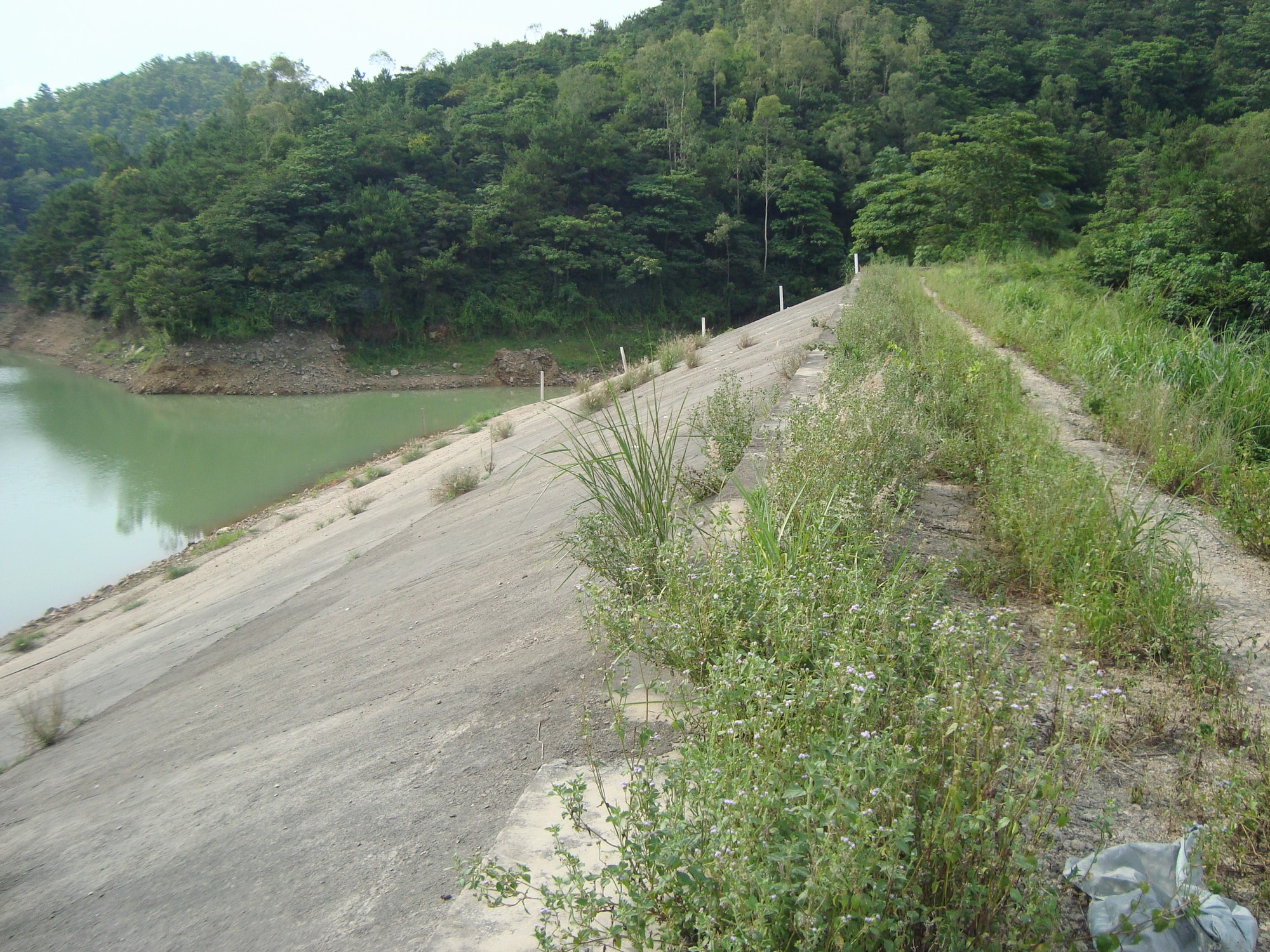 磨石坑水库下库