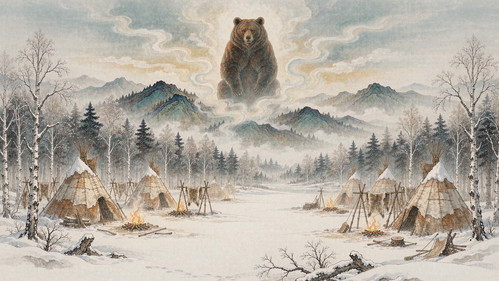 熊祖母:鄂伦春猎人举起猎刀那一刻,看见熊掌上套着妻子的红手镯