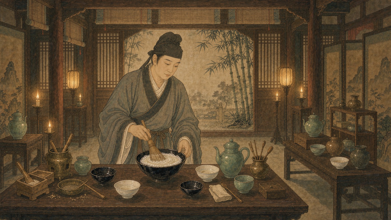 亡国之君写出了史上最专业的茶书？宋徽宗亲笔的《大观茶论》，连点茶都分了七汤