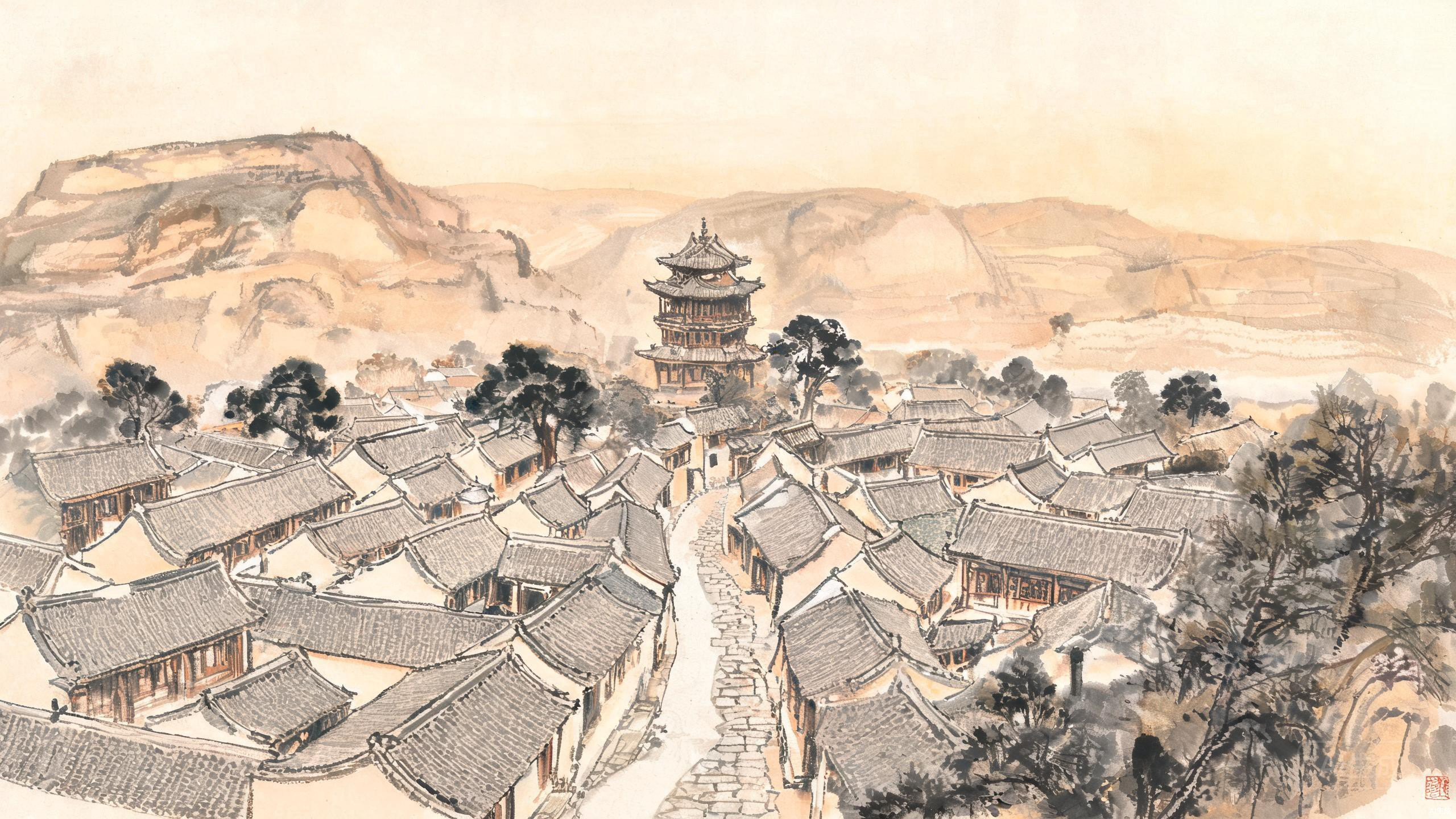 党家村：陕西黄土塬上的