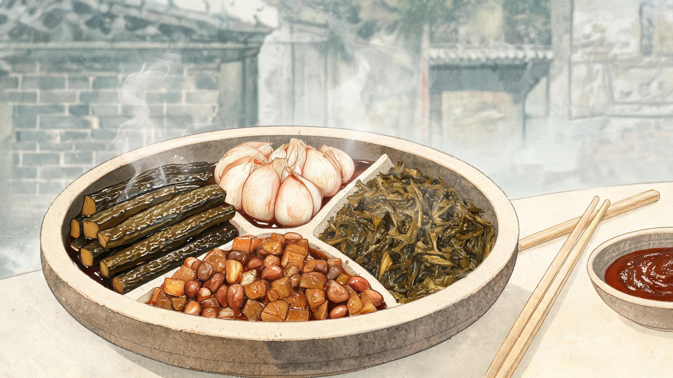 槐茂酱菜:一棵古槐、两口大缸,怎么腌出保定三百年的名号