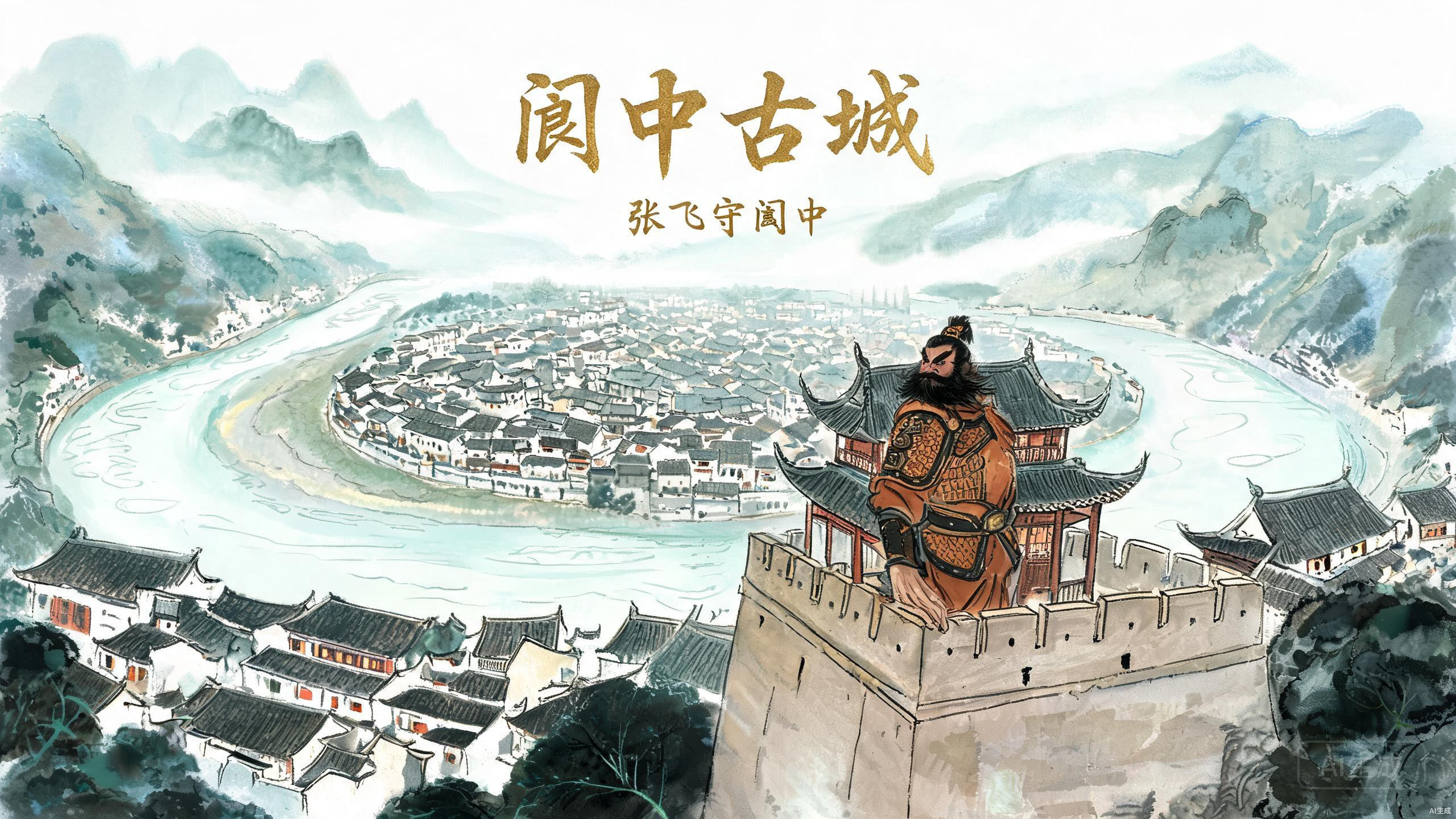 阆中：张飞镇守七年的风水古城