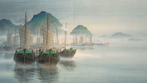 船头那对眼睛:舟山人造一条新船,要先给船点睛,让它认得回家的路