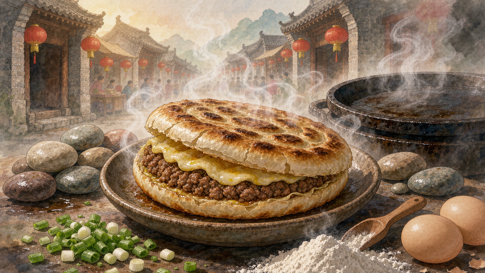 浚县子馍:瓦岗军留下的鹅卵石,在河南烤了一千四百年