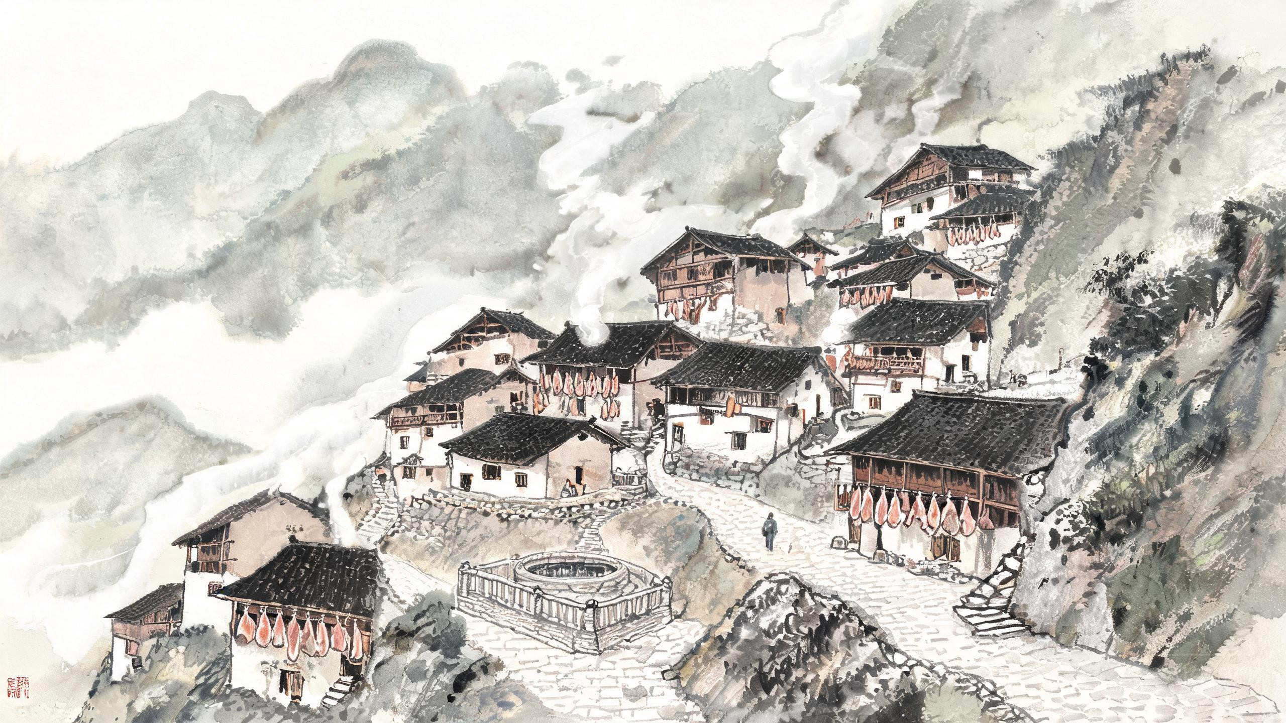诺邓:一口盐井养活的千年白族古村,1300年村名未改