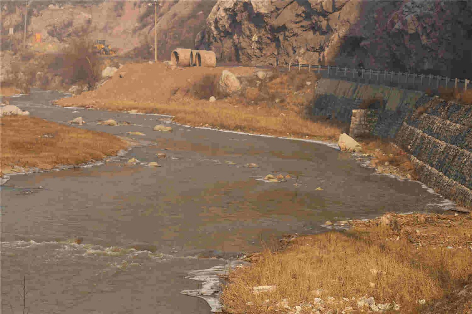 滹沱河红山崖河湾