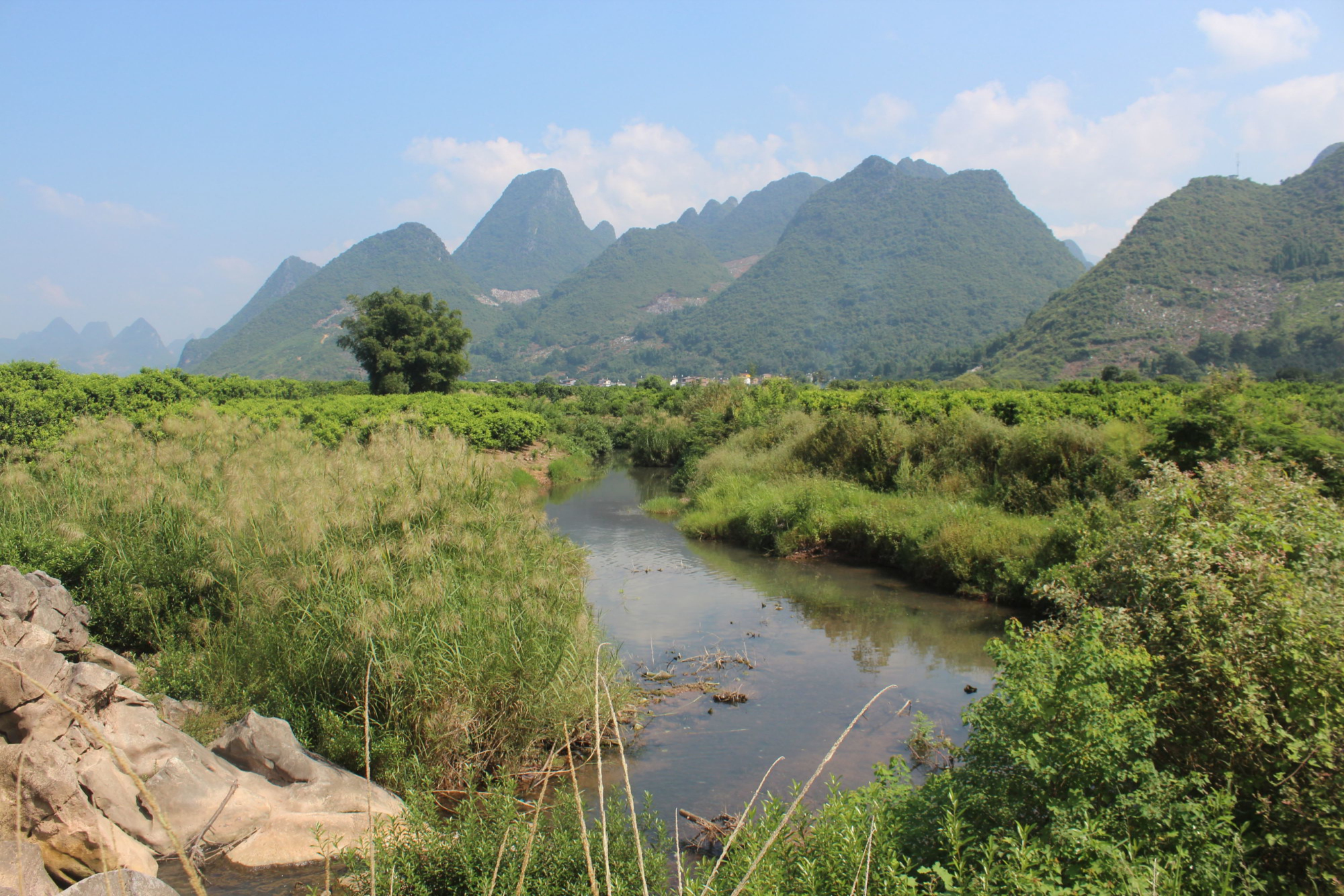 西山村河