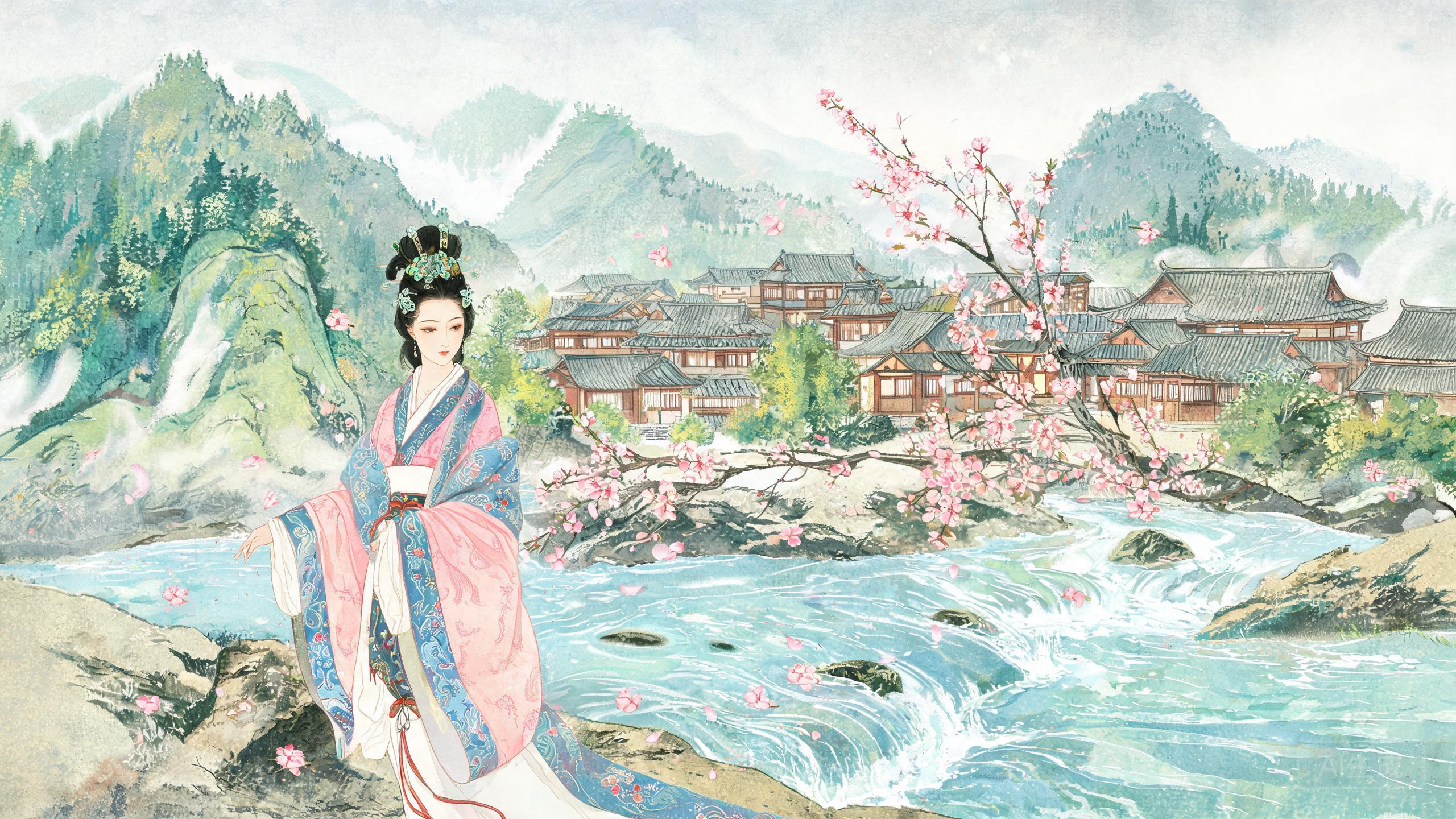 昭君村：香溪水畔明妃里，绝世佳人出塞处