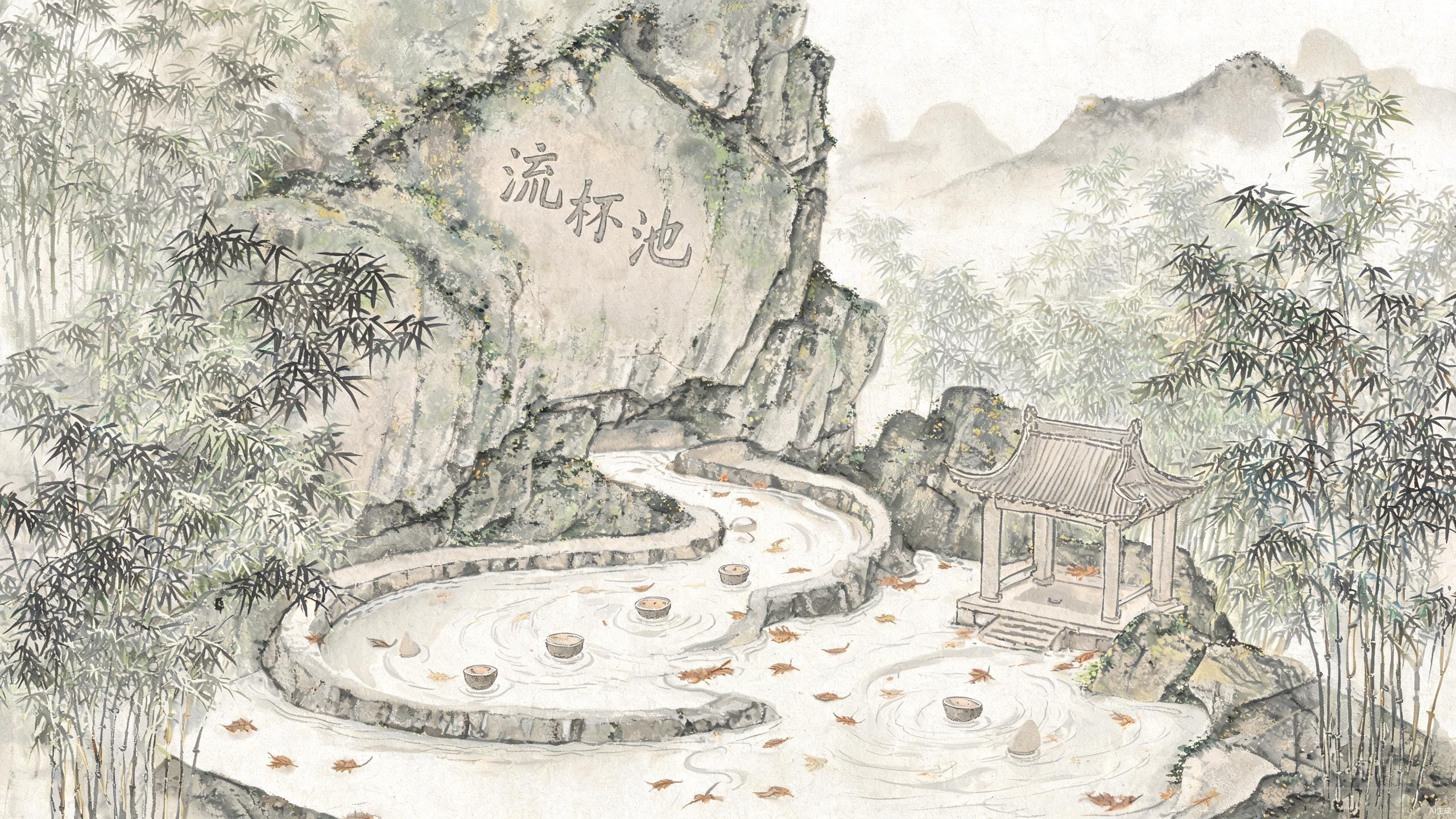 流杯池:黄庭坚在流放地凿出的一曲兰亭遗韵