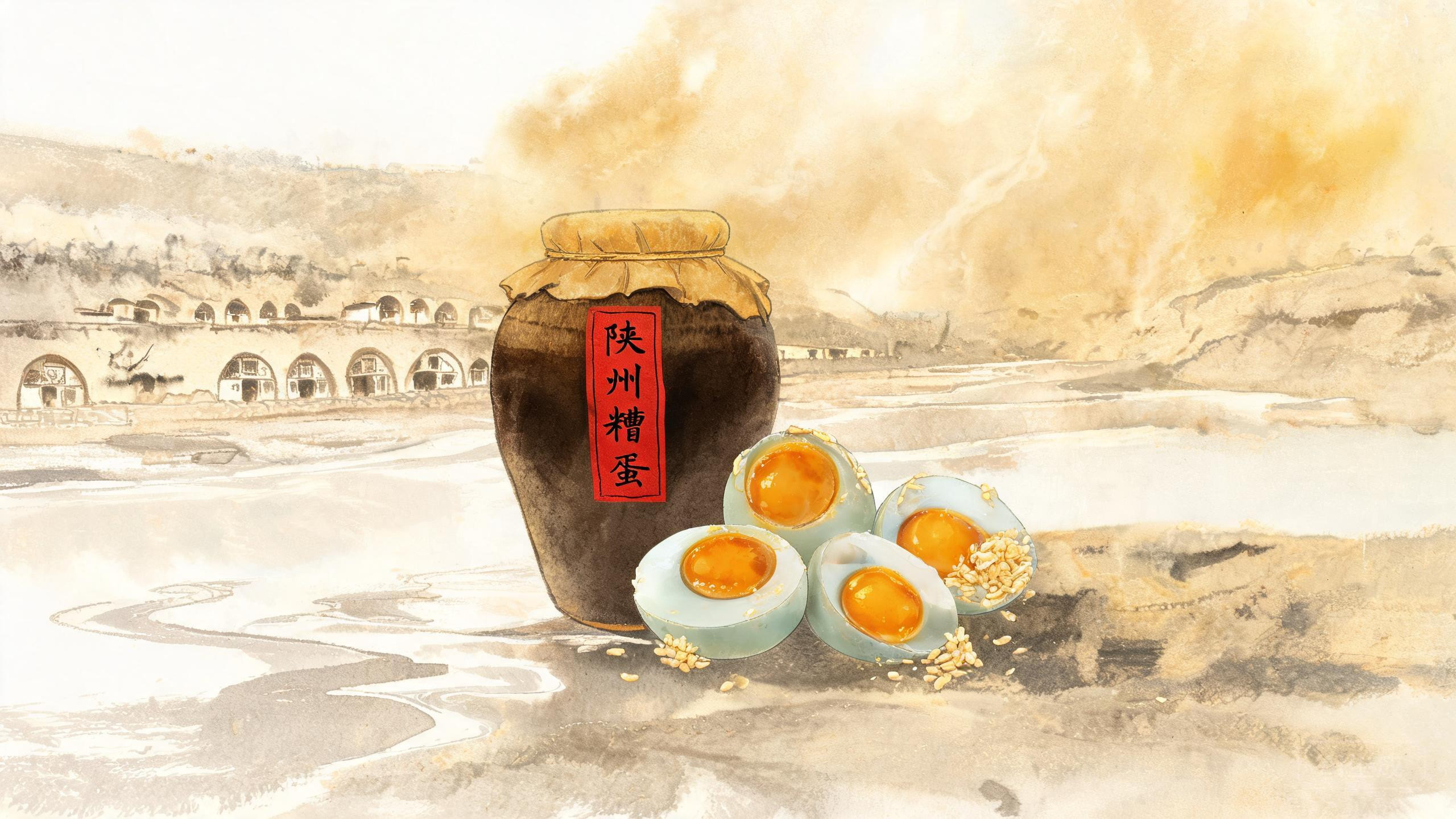 三门峡陕州糟蛋：黄河滩上一坛封了百年的
