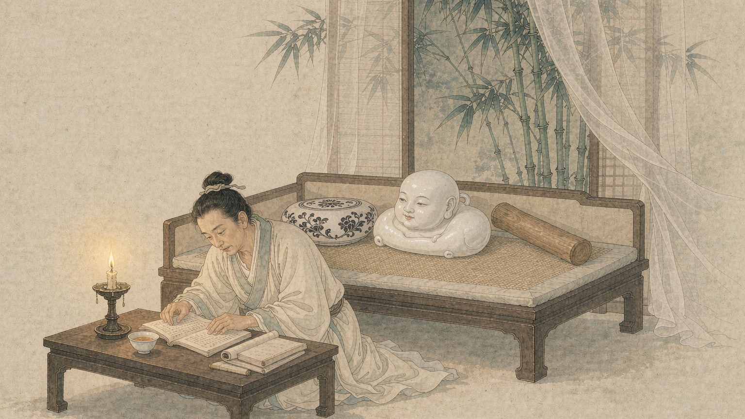 古人为何偏爱又冷又硬的瓷枕?司马光的圆木警枕,藏着枕上千年学问