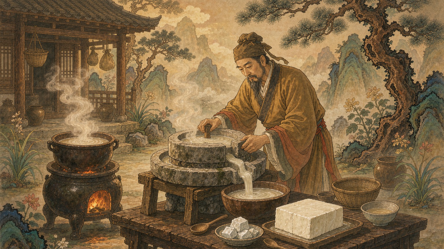 炼丹炼出豆腐？淮南王刘安和一粒黄豆的两千年悬案