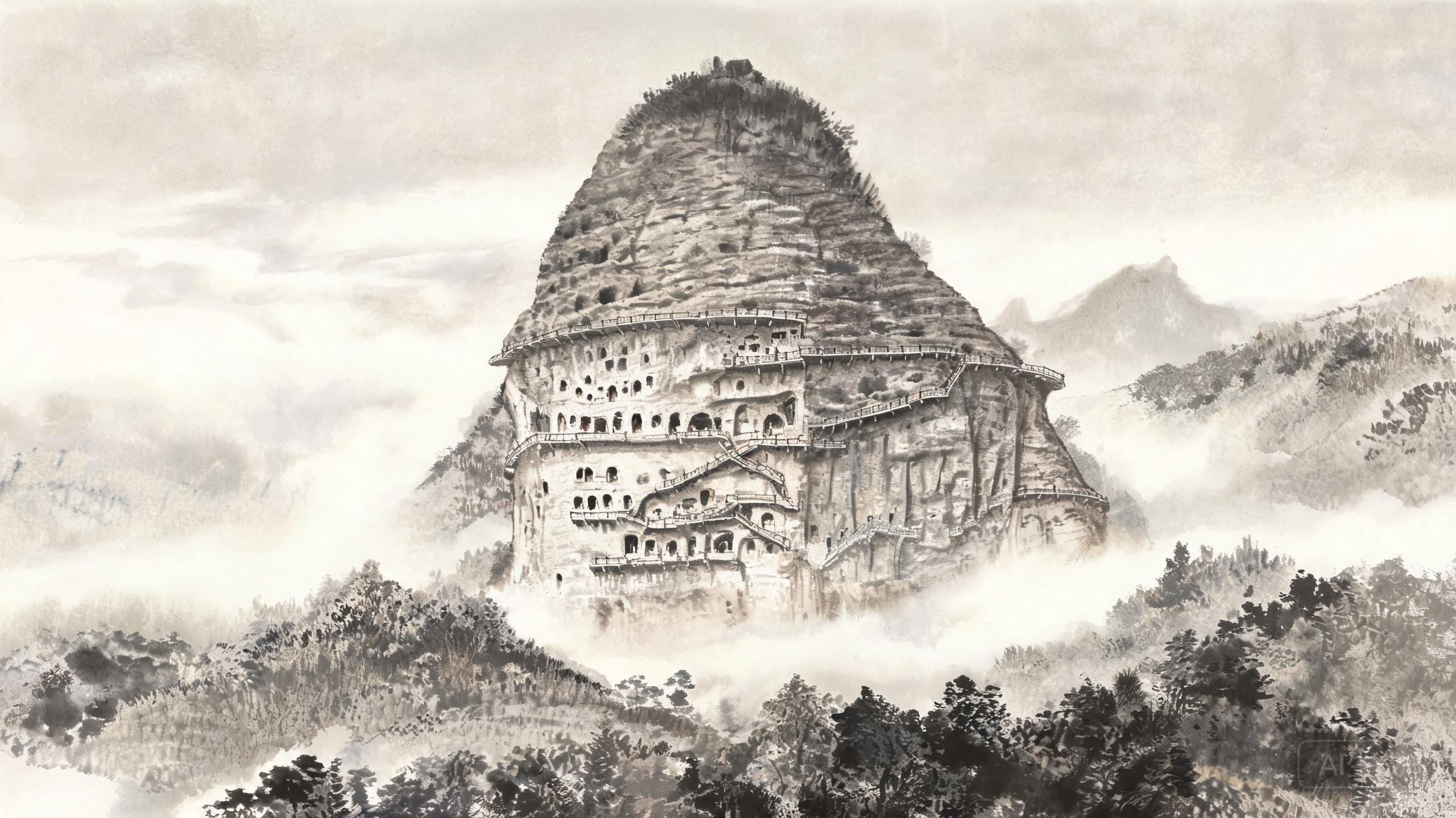 麦积山：形似麦垛的奇峰，悬崖上的千年佛国