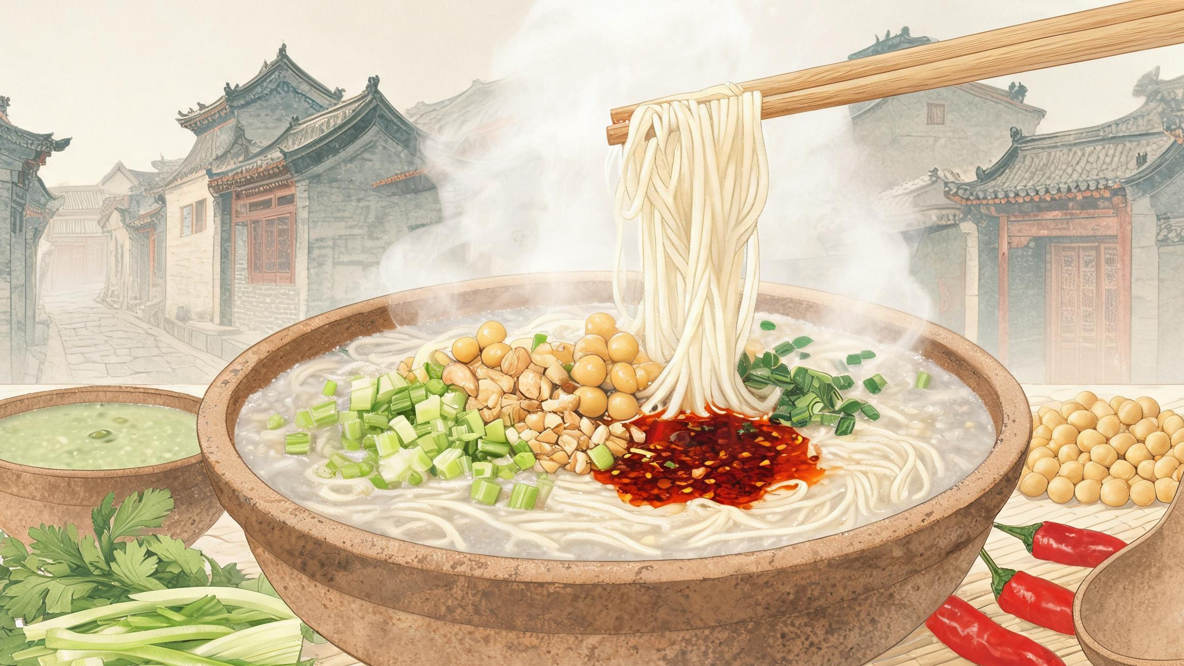 一碗酸浆煮千年:洛阳浆面条