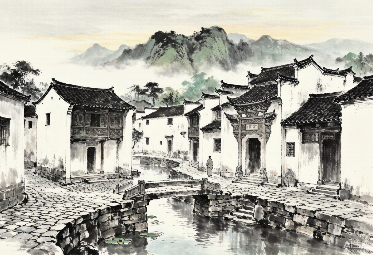 查济古村:十里查村九里烟的徽派建筑博物馆