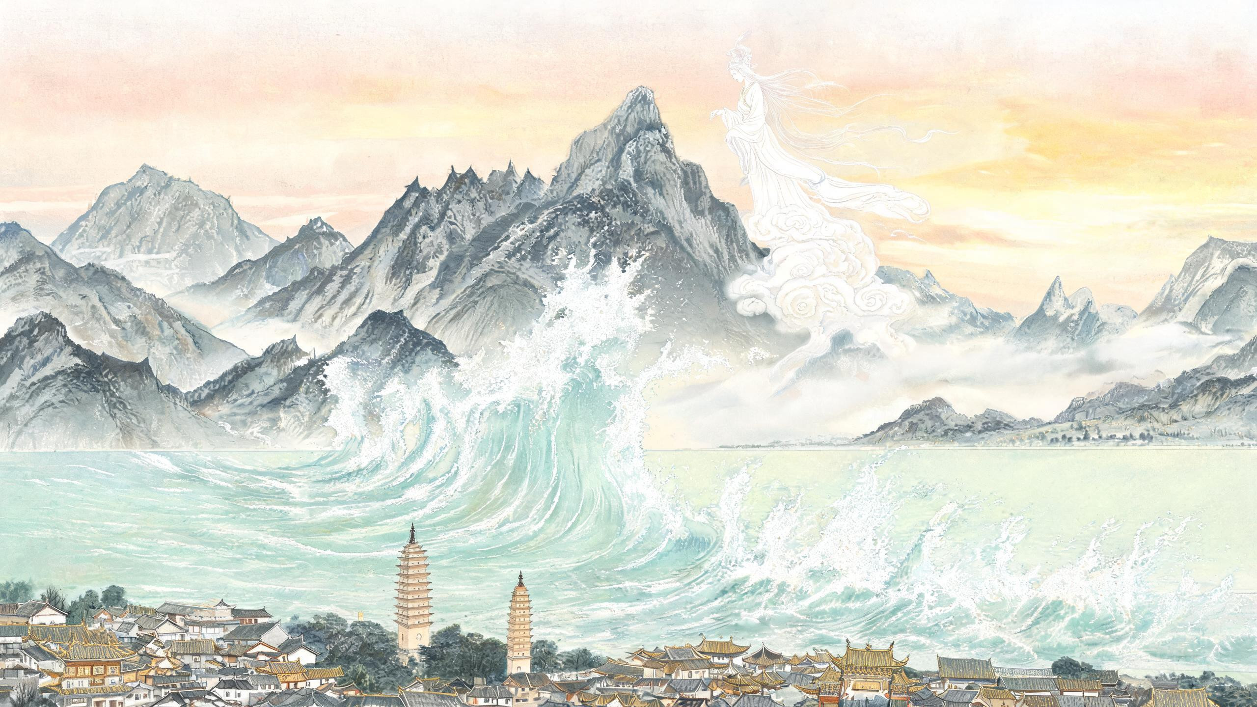 苍山望夫云:南诏公主与猎人被阻,化云撼浪守护千年的爱