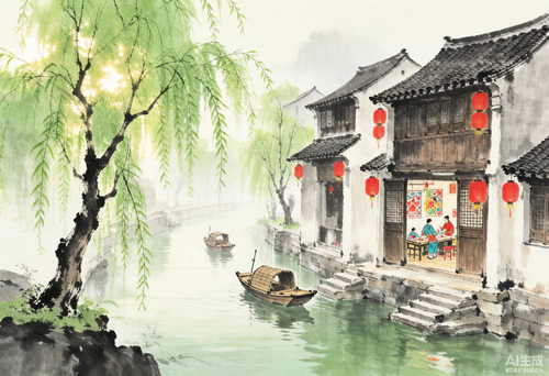 杨柳青:因运河两岸杨柳成荫得名,年画之乡的运河繁华梦