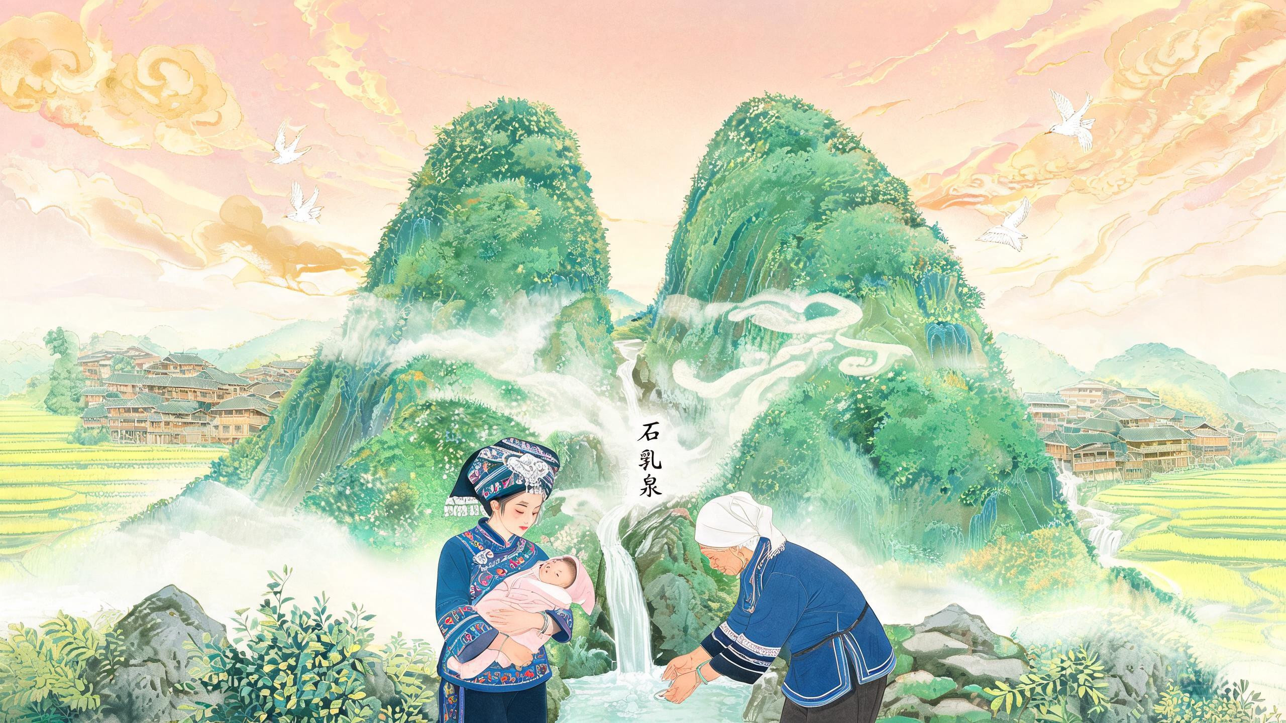 圣母化身双乳峰：贵州贞丰的母性神山