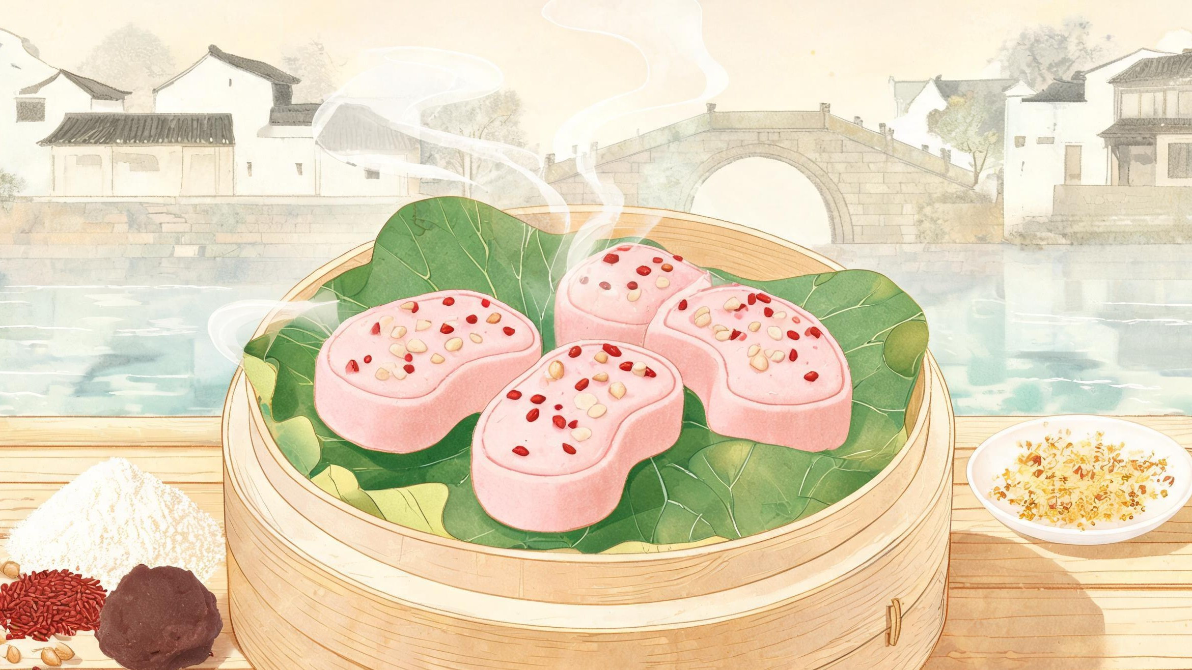 银锭模样定胜名:江南定胜糕
