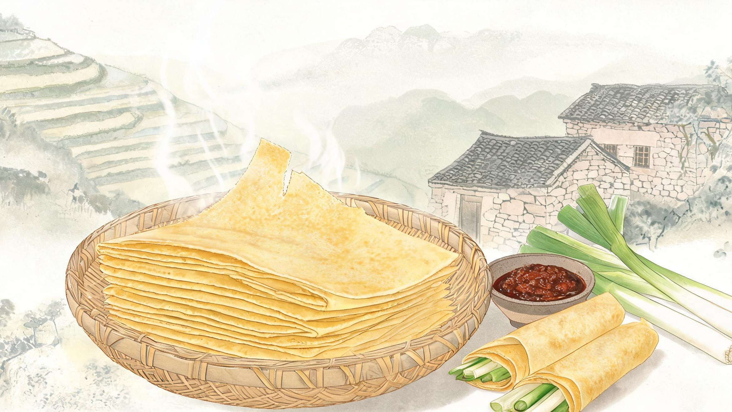 诸葛亮被困时摊出的一张薄饼:沂蒙煎饼,为何薄得能透光