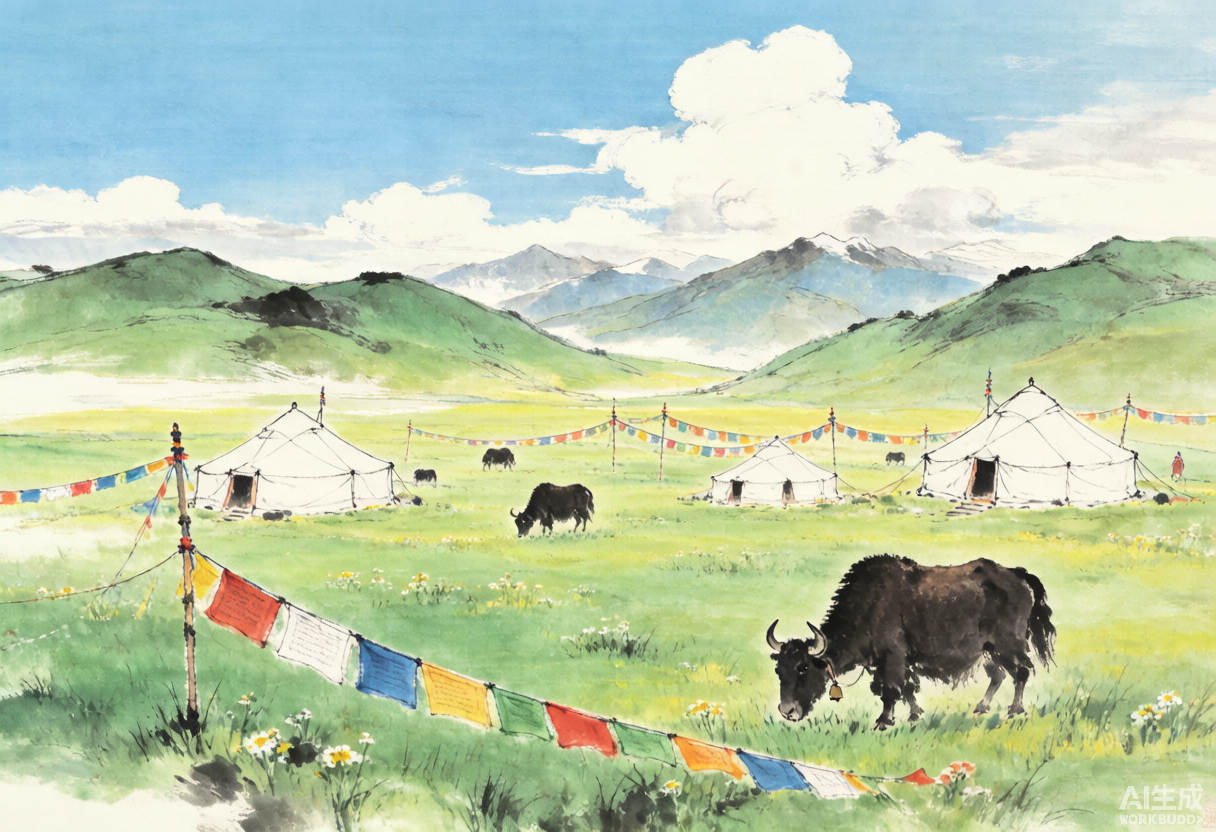 桑科草原:夏河草原上的藏语