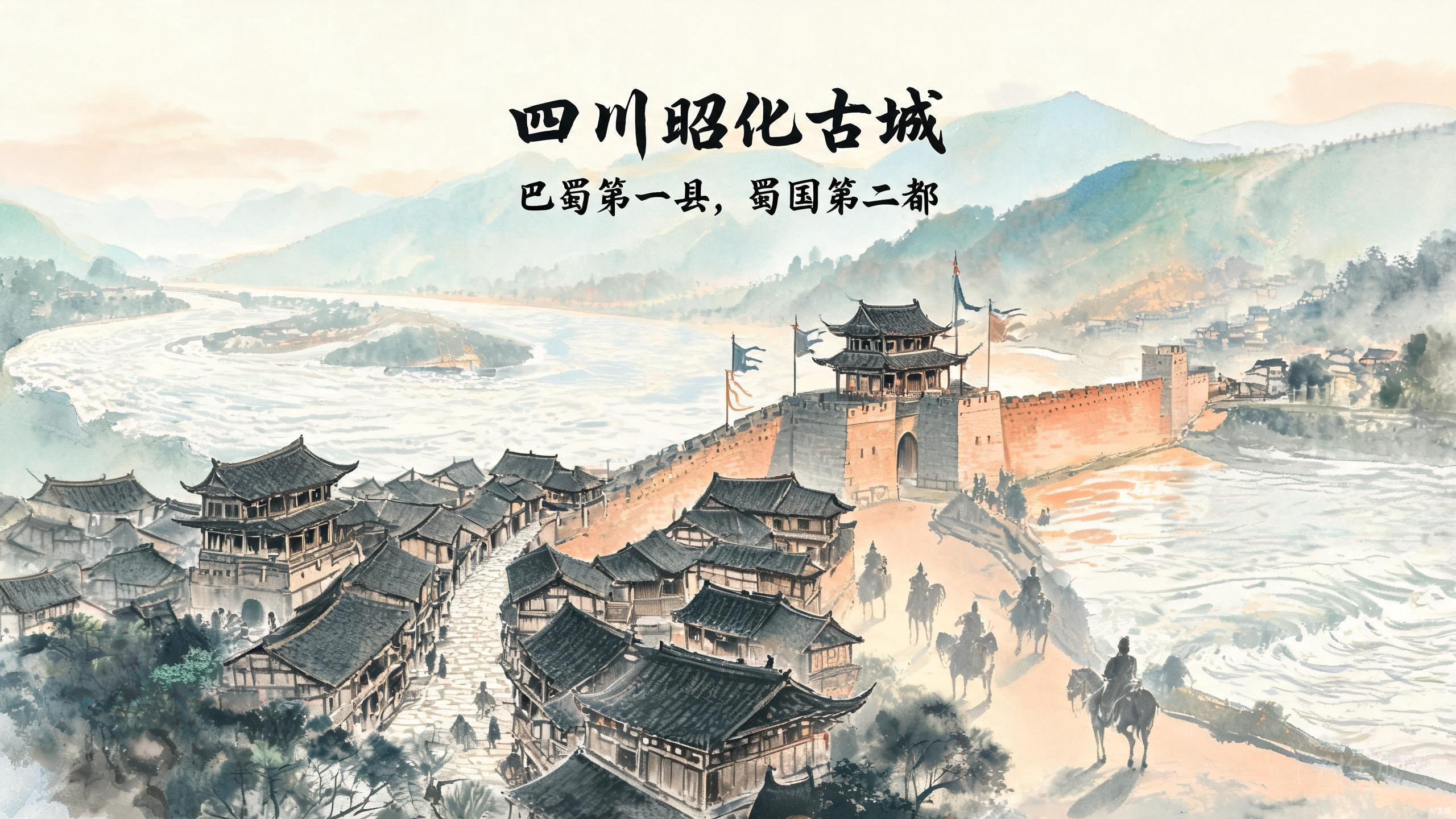 昭化:从葭萌到昭化,张飞挑灯夜战马超的千年古城