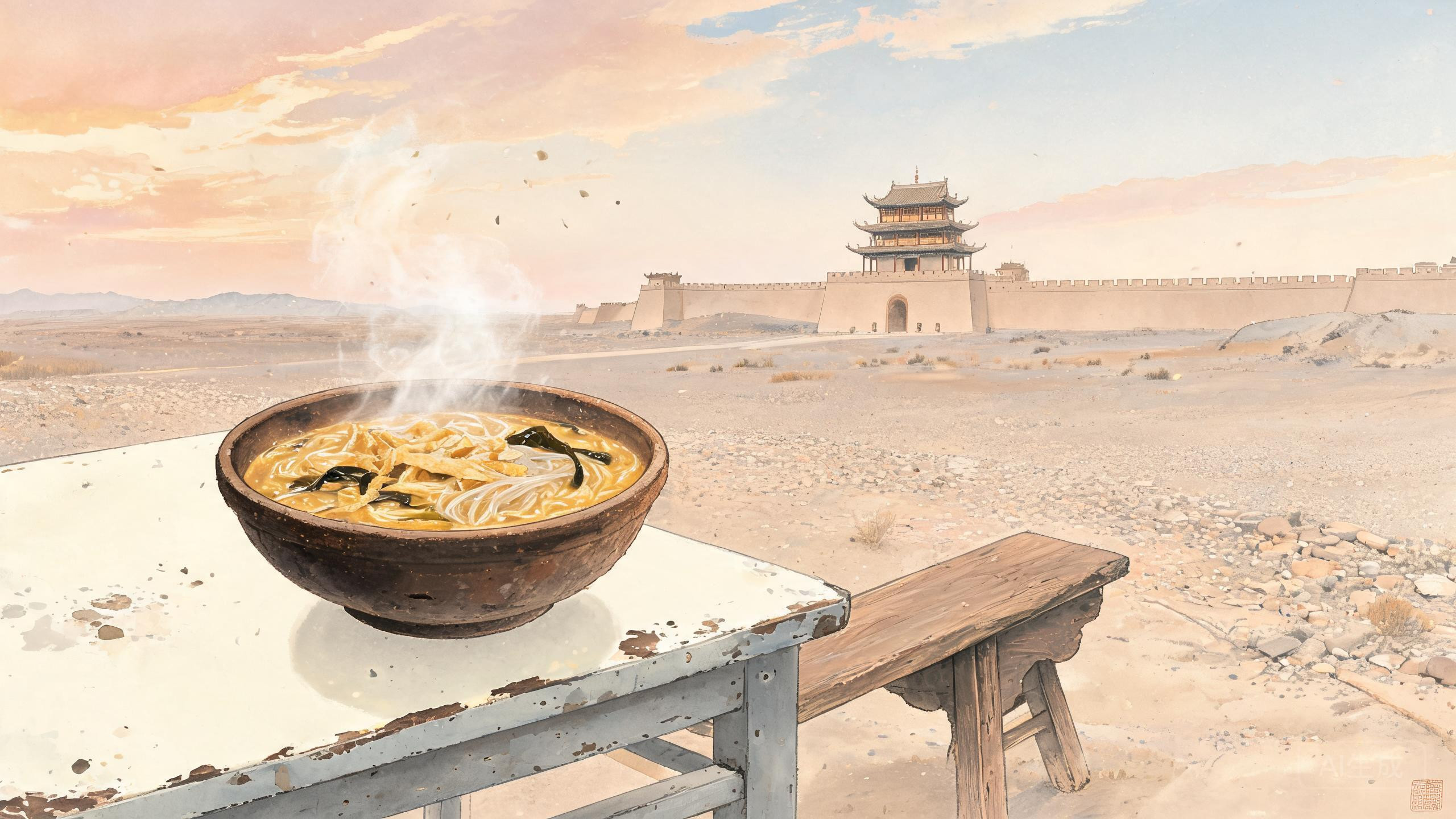 糊锅:甘肃酒泉这碗“把老味道熬成糊糊”的晨食,边关人才懂