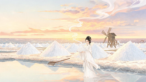 盐母娘娘：天津盐滩上，那个冻僵在冬夜又被救起的女子